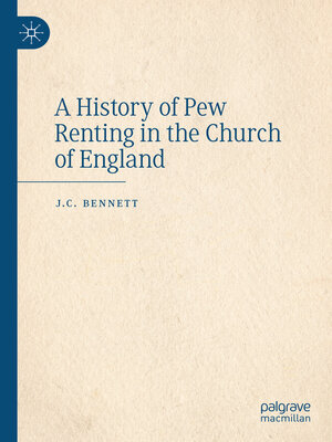 cover image of A History of Pew Renting in the Church of England